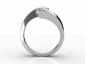 wedding ring SWFO2 through finger view 
