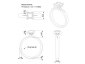 Solitaire Rings SWP47 CAD view
