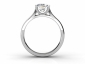 engagement rings solitaire SWP48 through finger view