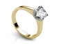 yellow gold diamond rings SYP32 profile view