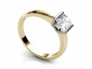 gold engagement rings SYP33 profile view