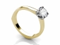 gold stirrup band ring SYR23 profile view