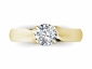 yellow gold engagement rings SYR28 birds eye view 