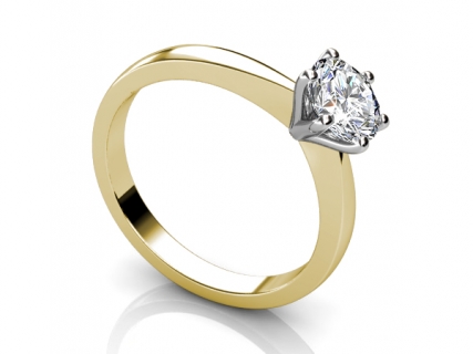 Engagement ring SYR69 profile view