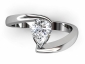 Engagement rings SPAF02 birds eye view