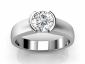 half rub-over setting diamond ring SPAR17 image view 