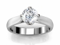Round cut diamond solitaire ring SPAR18 raised view 