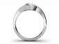 Twist ring SPAR27 through finger view