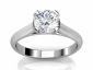 Solitaire ring SPAR31 raised view
