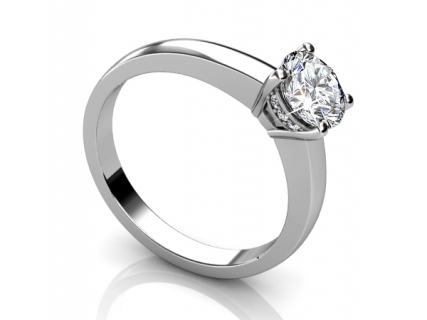 Diamond Solitaire engagement ring SPAR64 profile image  