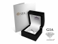 Diamond Solitaire engagement ring SPAR64 in box view