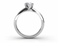 engagement ring SPAR65 through finger view
