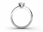 Engagement ring SPF01  through ring view