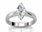 Marquise Diamond rings solitaire SPF05 raised view