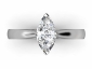 Marquise Diamond rings solitaire SPF05 birds eye view