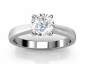 Solitaire ring raised view SPR19 