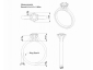 diamond ring six claw SPR20  CAD image 