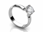 Engagement ring SPR21 profile view