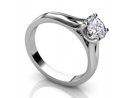 engagement rings SPR67 profile view 