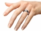 diamond rings SPR72 on finger view