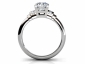 Diamond ring SAP11 through ring view